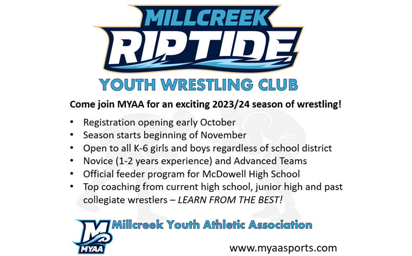MYAA Wrestling Registration opens soon!